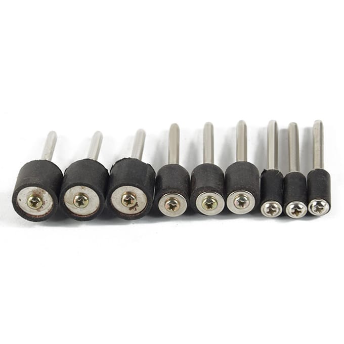 338 stuks schuurtrommelset, nagelboorbits, gepolijste Dremel-accessoires, roterend gereedschap 338pcs black