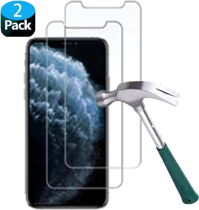 Apple iPhone X / XS Screenprotector Glas -  Glass Screen Protector - 2x