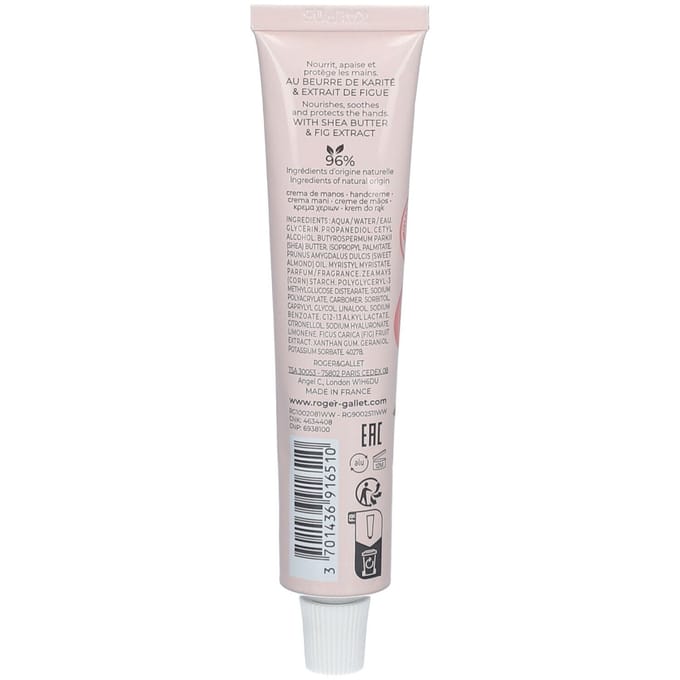 Handcrème Roger & Gallet Fleur De Figuier Nagels 30 ml