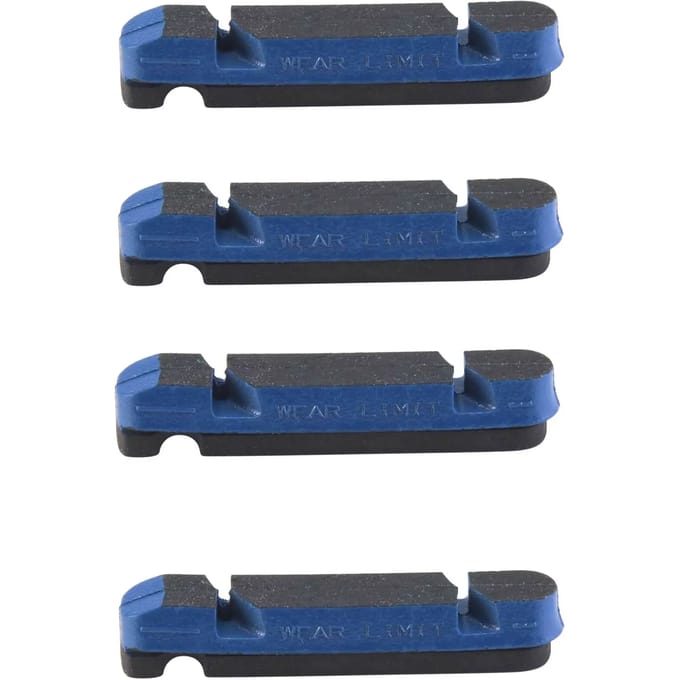 Campagnolo Mille Pack Of 4 Caliper Inserts Velgremblokken Blauw,Zwart