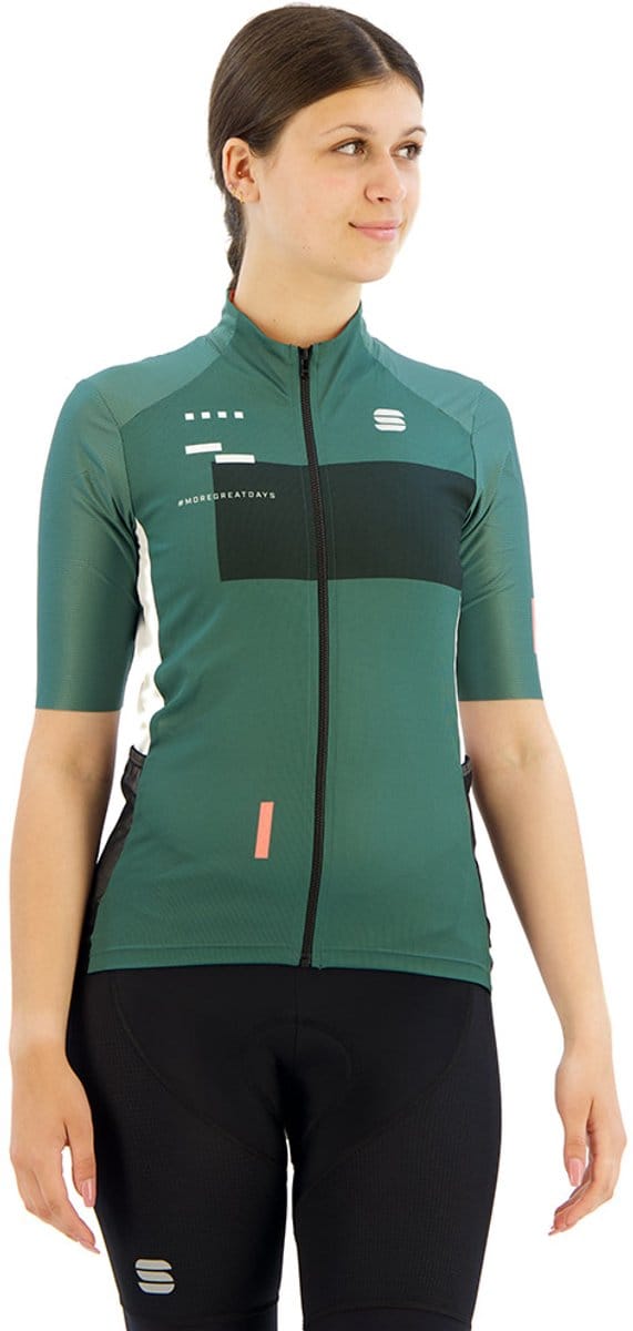 Sportful Breakout Supergiara Korte Mouw Wielertrui Groen M Vrouw