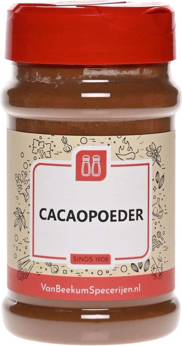 Van Beekum Specerijen - Cacaopoeder - Strooibus 110 Gram