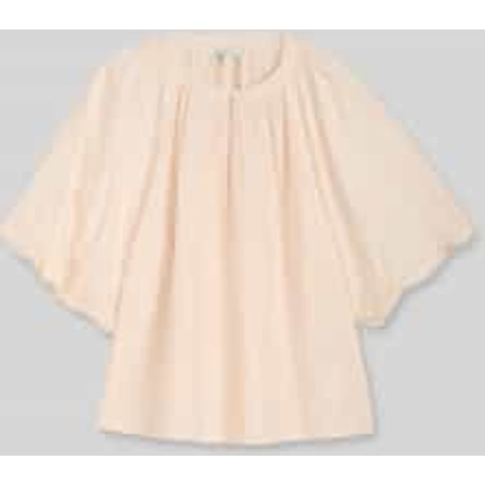 Tom Tailor Denim - Blouse met streepjesmotief - Maat M - white apricot irregular stripe