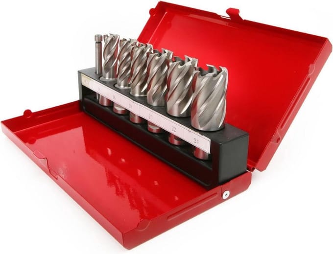 7 Delige HSS M2 Kernborenset 14 - 24 mm
