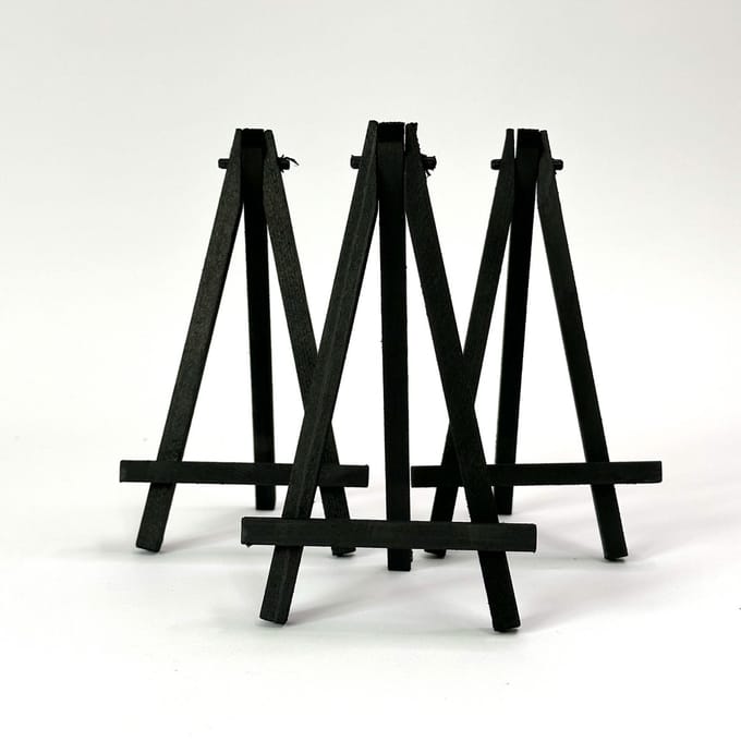 MGM Trading - Mini Houten Display Ezel, 15 stuks Zwart - Art