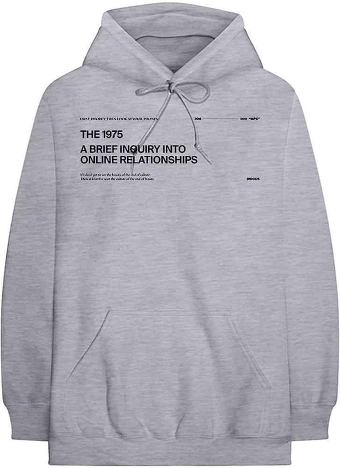 The 1975 - ABIIOR Version 2. Hoodie/trui - L - Grijs