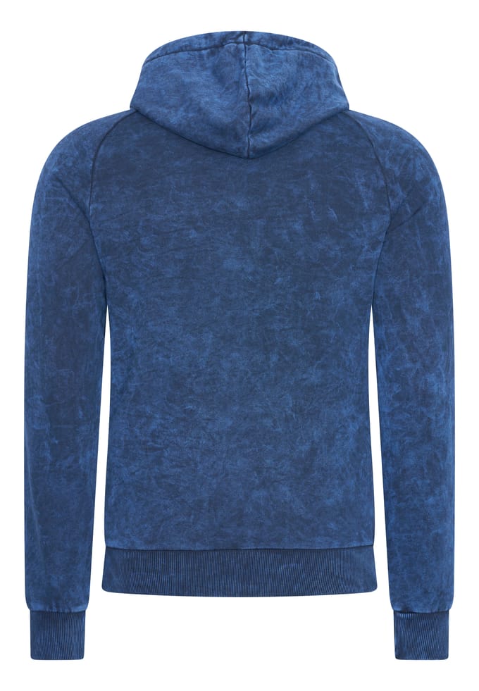 Gewassen hoodie met een used look