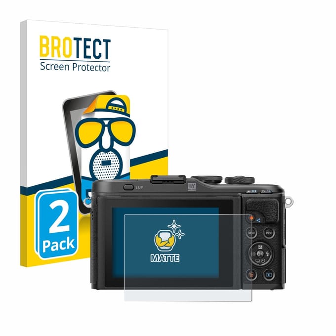 BROTECT - Screenprotector voor Olympus PEN E-PL10 - Folie Beschermfolie matte 2 Stuks