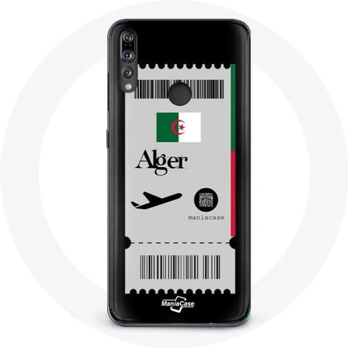 Coque pour Huawei P30 Lite - Billet d'Avion - Souple - Noir - Protection - Mixte