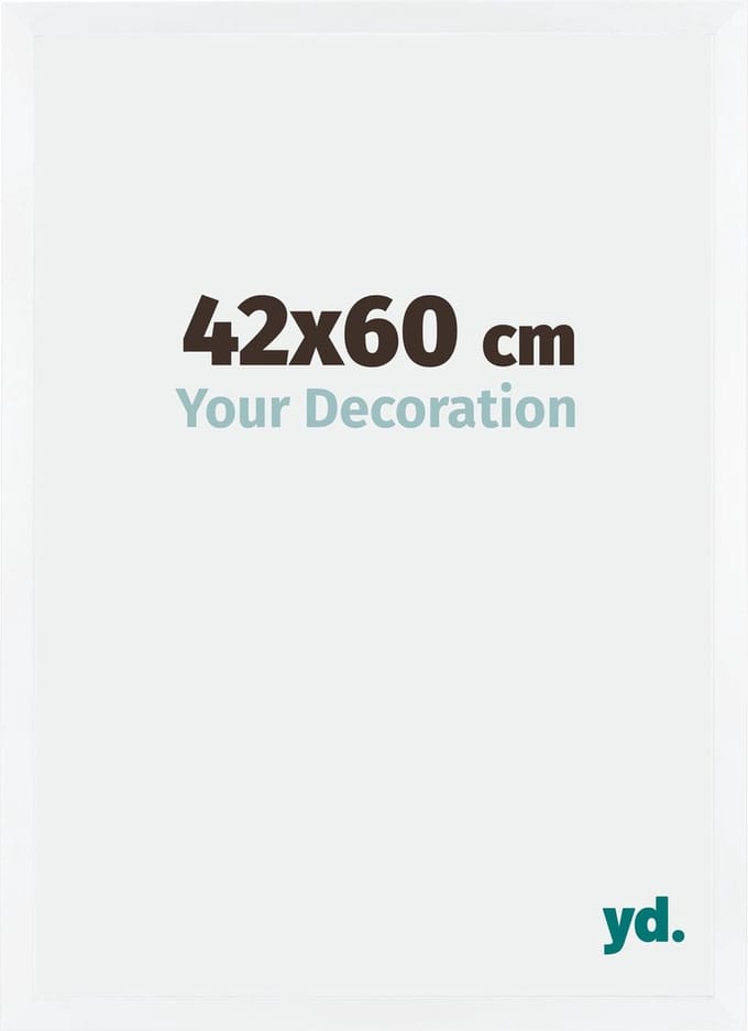 Your Decoration - Fotolijst 42x60 cm - MDF - Wit Mat - Catania