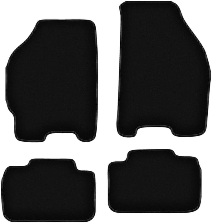 BASIC zwarte veloursmatten voor: Fiat Punto I hatchback (1992-1999)