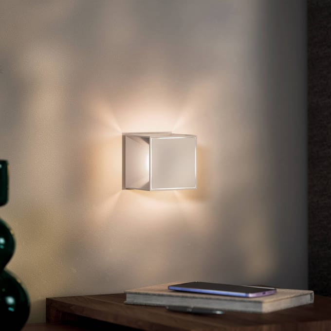 Sigor Nutalis mini LED tafellamp, beige, IP54, dimbaar