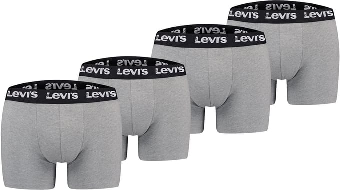Pack of 4 men's Levis REPEAT LOGO BOXER boxer shorts underwear pants