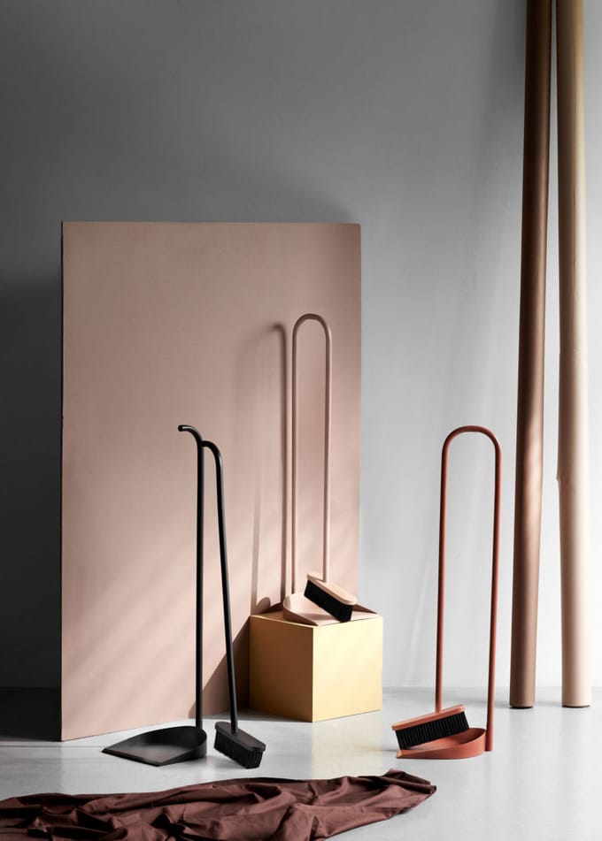 Northern Cane Stoffer & blik Set - zwart