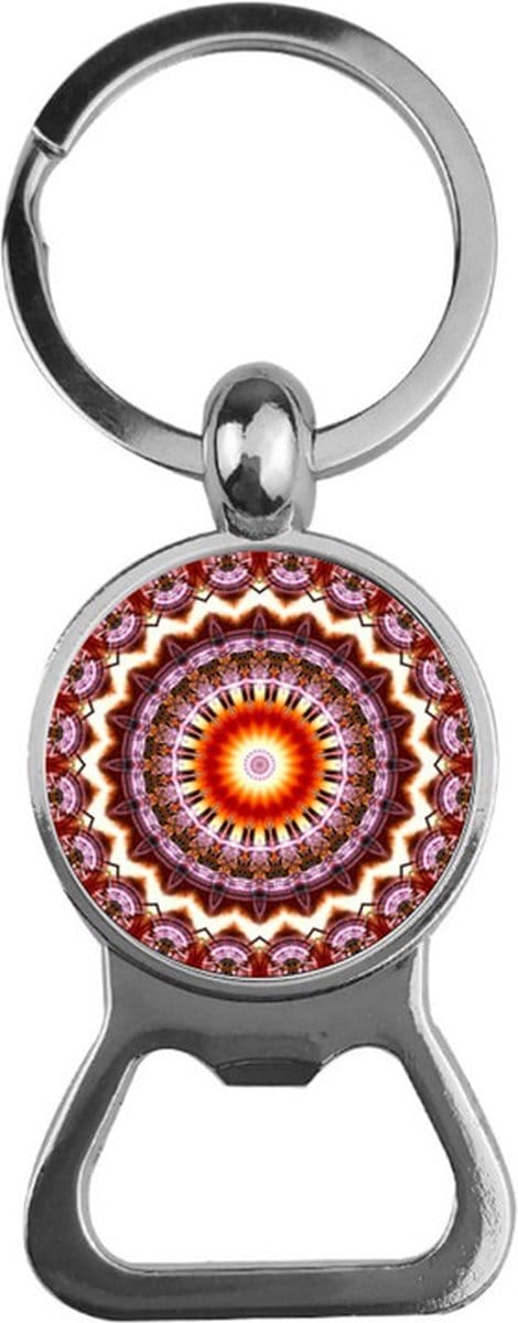 Bieropener Glas - Mandala