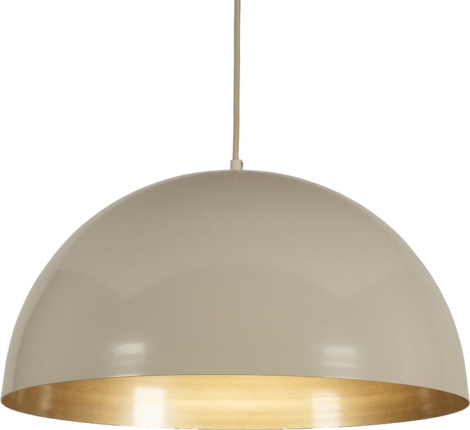 Lumidora Hanglamp 75050 - EASTON - E27 - Beige - Zand - Metaal - ⌀ 50 cm