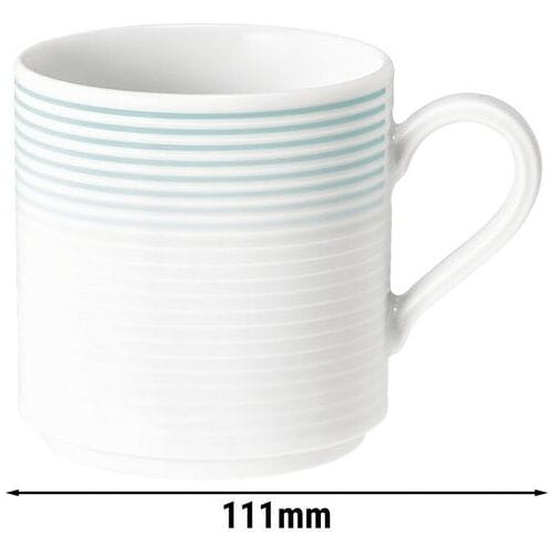(6 stuks) SELTMANN WEIDEN Mok met handvat - 0,28 liter - Arctisch blauw