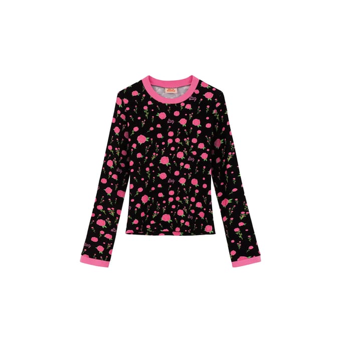 Dames-T-shirt met lange mouwen She is Sunday Feroce