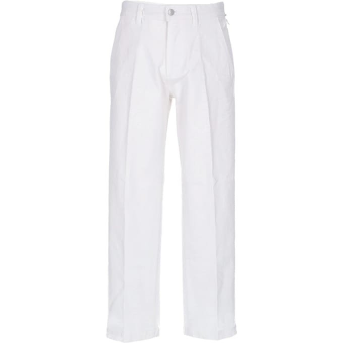 Lange Hardwork Carpenter-broek voor heren, wit