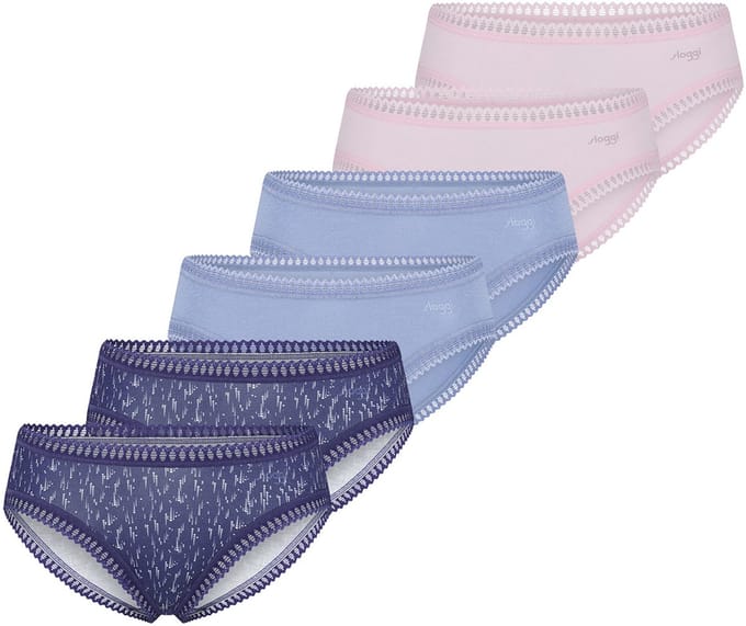 sloggi Dames slip / onderbroek 6 pack GO Crush