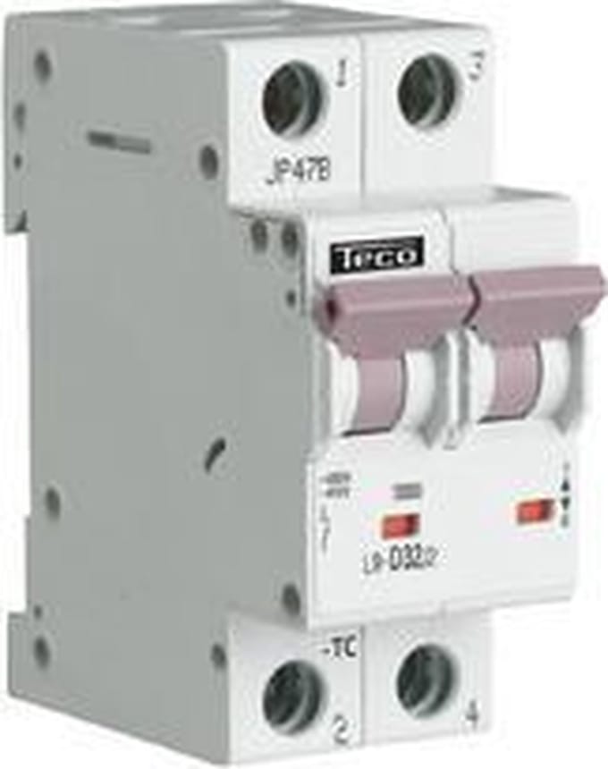 Teco automaat 2P 16A 4,5kA