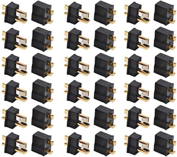 20 Stuks Premium Mini T-Stekker Connectoren voor RC Modelbouw