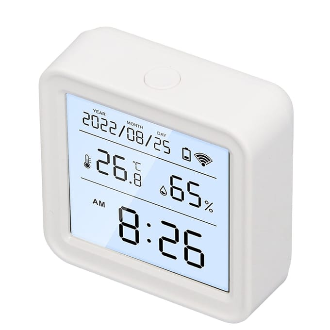 WiFi Temperatuur Vochtigheid Detector voor Tuya LCD Display APP Bediening Thermometer Hygrometer voor white