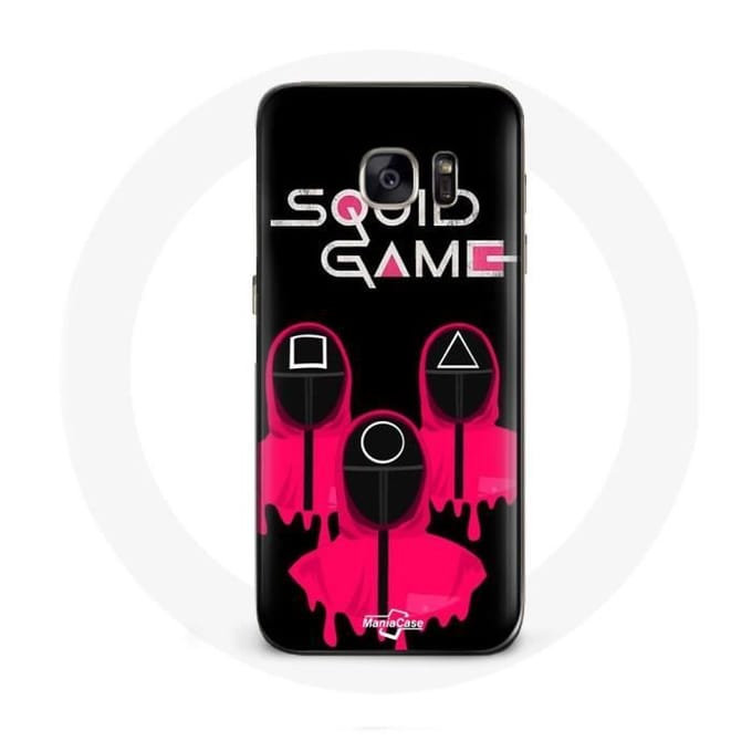 Case voor Samsung Galaxy S6 Squid Game Masks vierkante driehoek en cirkel