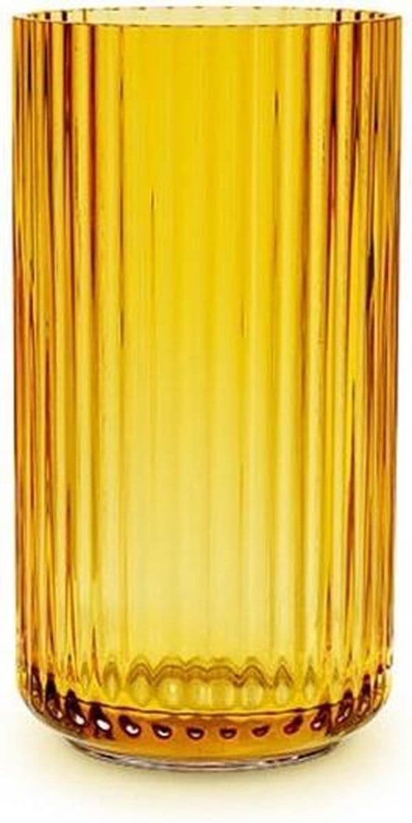 Lyngby Porcelain vaas 38cm amber