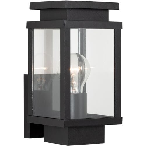KS Verlichting Boston Muurlamp Zwart met Lichtsensor LED