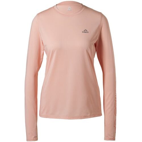 CRIVIT Dames sportshirt met lange mouwen (Oranje, S (36/38))
