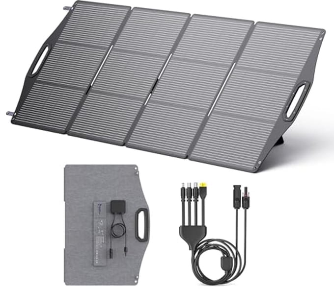 Opvouwbaar 200W Zonnepaneel met 5 Verbindingstypen voor Draagbare Energie Stations
