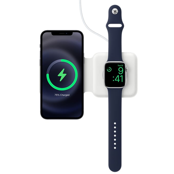 Apple - MagSafe Duo Wireless Charger - iPhone / Apple Watch - Wit