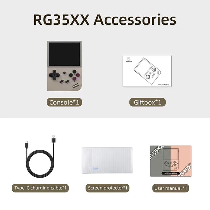 NIEUWE ANBERNIC RG35XX 64GB wit