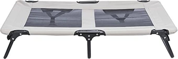 Inklapbaar Hondenbed 99 × 19 × 60 cm - Grijs/Zwart - Ruimtebesparend en Comfortabel