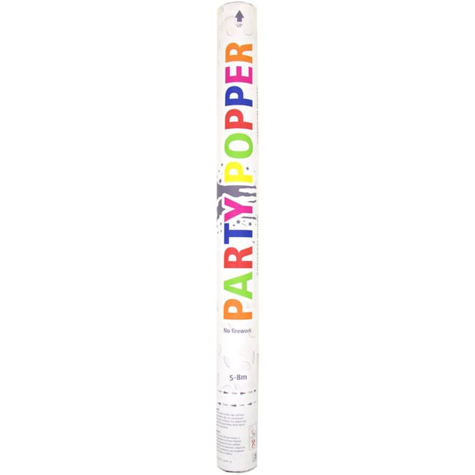 Confetti Kanon Wit XL - 57cm