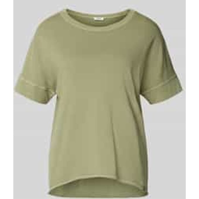 s.Oliver - female - Relaxed T-shirt met kledingstukverf en open zoom
