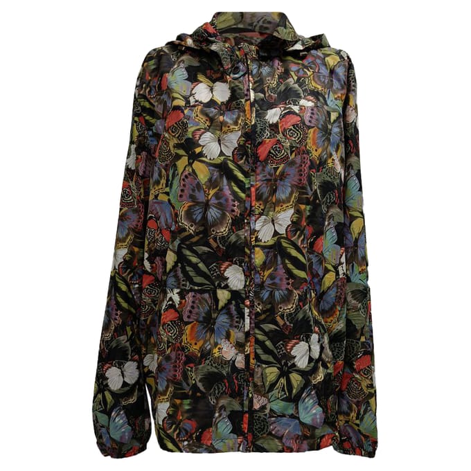 Valentino Garavani Camubutterfly bedrukte windbreakerjas van polyester in meerdere kleuren