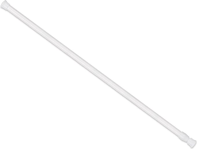 Douchestang - Douchegordijn stang - Uitschuifbaar - Badkamer - Bad en Douche - 60-110 cm - Wit