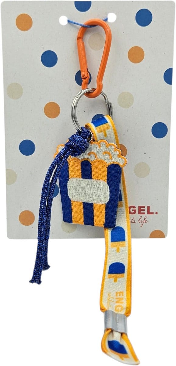 ENGEL. Sleutelhanger Popcorn Paradise - Metaal