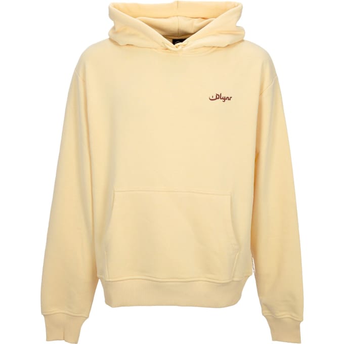 Lichtgewicht sweatshirt met capuchon voor heren Perzisch tapijt met capuchon geel
