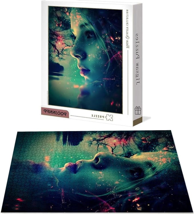 Puzzelmat - Grote puzzel - Ontspanning thuis - Gelabelde achterkant - 122 x 81 cm - Multicolor