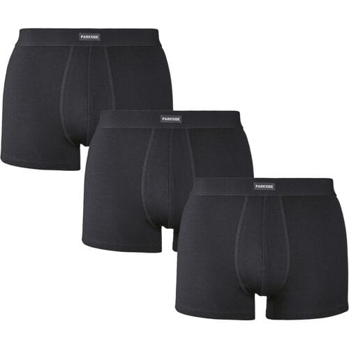 PARKSIDE Set van 3 heren boxers (Zwart, M)
