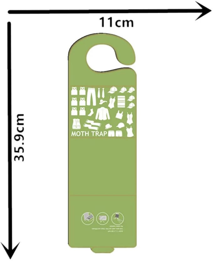 Mottenval Kledingmotten 6 Stuks Zelfklevend