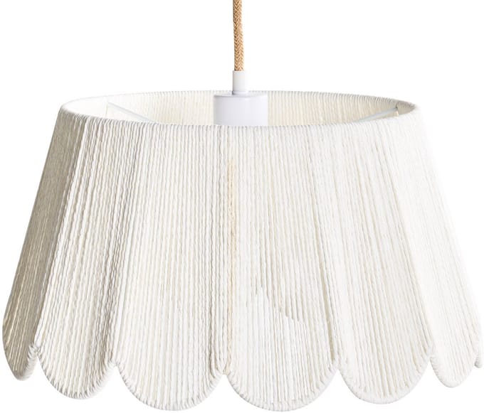 SEBAKWE - Hanglamp - Beige - Papiertouw