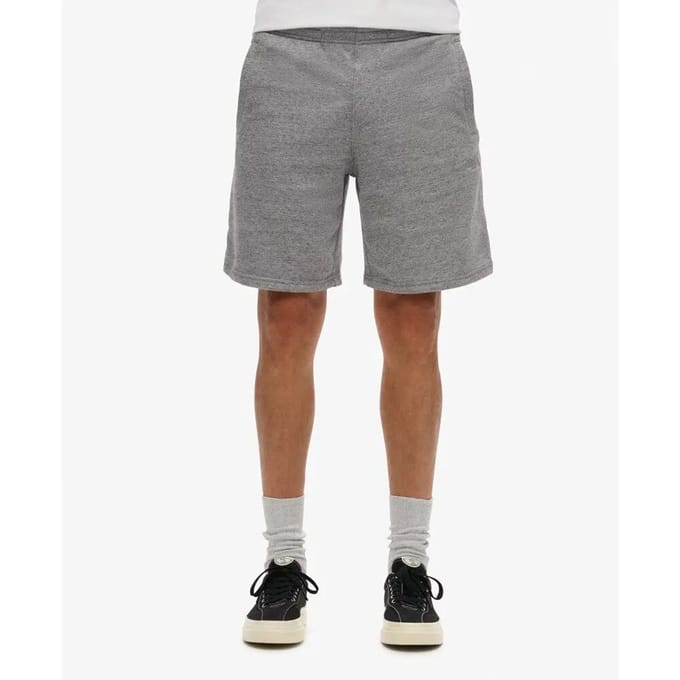 Superdry Essential Logo Jersey Shorts Grijs Grootte: M