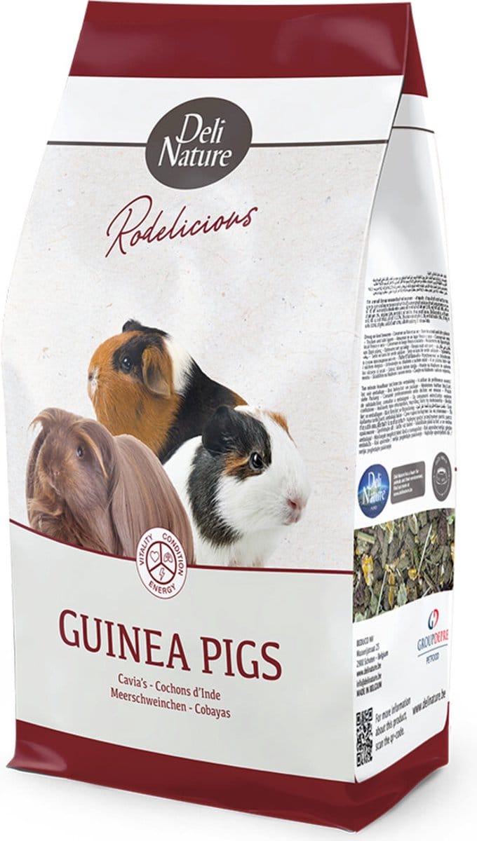 5x Deli Nature Rodelicious Cavia's 750 gr