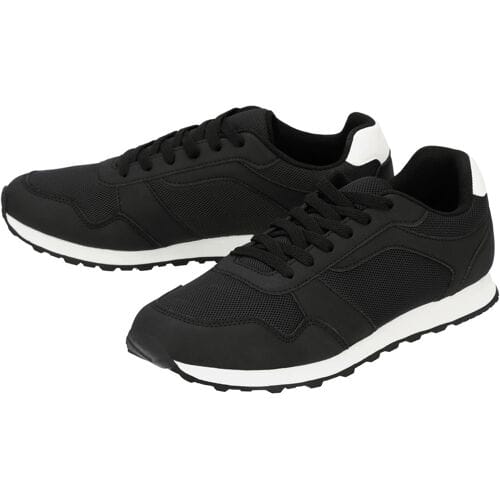 ESMARA MEN Heren sneakers (Zwart, 45)