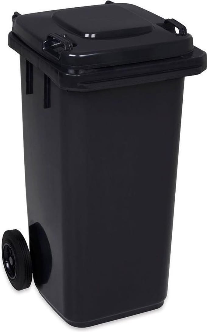 Kliko / mini container 120 liter - Grijs