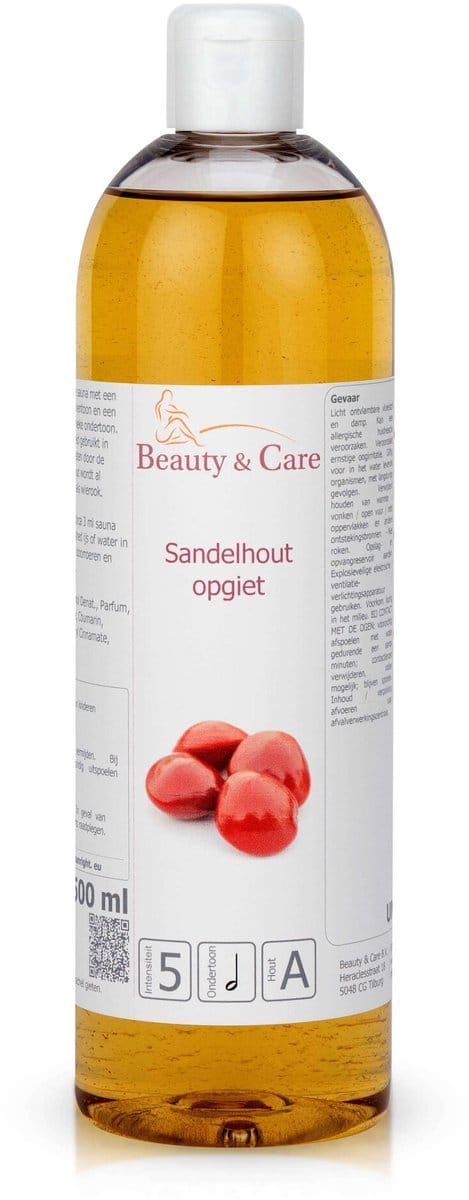 Sandelhout sauna opgietmiddel - Beauty & Care - 500 ml. new